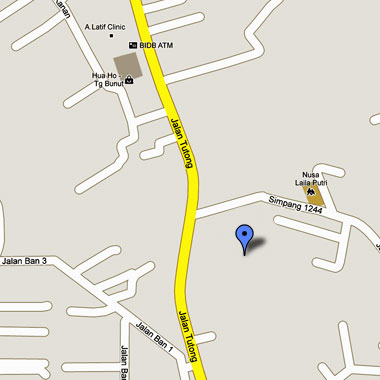 Komtar Sdn Bhd Location Map